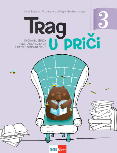 TRAG U PRIČI 3, radna bilježnica hrvatskog jezika za treći razred osnovne škole -  NOVO