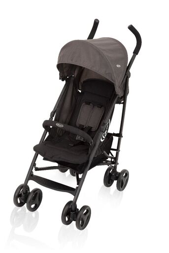 Graco kolica Travelite, crno/siva