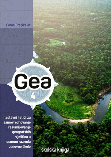 GEA 4, nastavni listići za samoprocjenu geografskog znanja u osmom razredu osnovne škole
