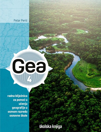 GEA 4, radna bilježnica za pomoć u učenju geografije u osmom razredu osnovne škole