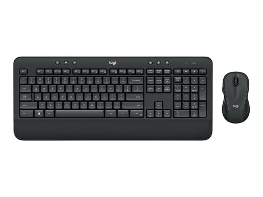Logitech MK545 Advanced Combo, bežična tipkovnica + miš, crna, Unifying receiver USB (920-008923)