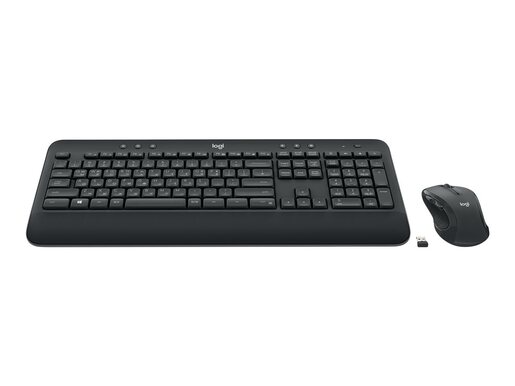 Logitech MK545 Advanced Combo, bežična tipkovnica + miš, crna, Unifying receiver USB (920-008923)