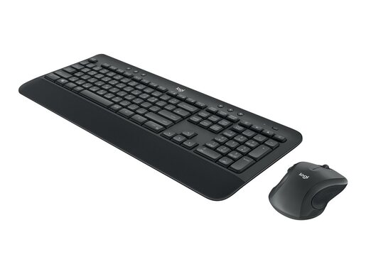 Logitech MK545 Advanced Combo, bežična tipkovnica + miš, crna, Unifying receiver USB (920-008923)