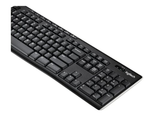 Logitech K270, bežična tipkovnica, crna, Unifying receiver, USB (920-003738)