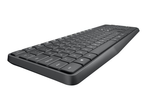 Logitech MK235 Wireless Desktop, bežična tipkovnica + miš, siva, USB (920-008031)