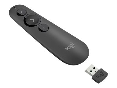 Logitech R500s, bežični prezenter, crni (910-005843)