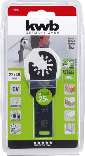 KWB Multi-tool nastavak za drvo, laminat, plastiku, 22 mm