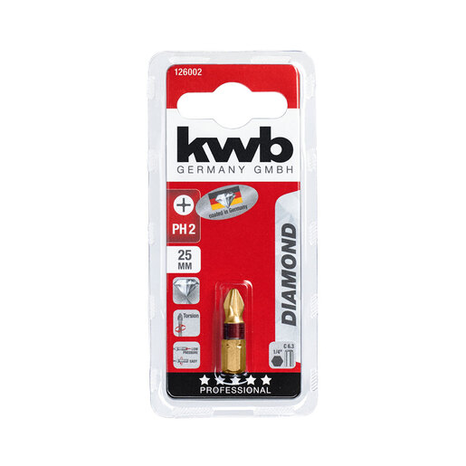 KWB DIAMANT nastavak za odvijač 25 mm / bit PH 2
