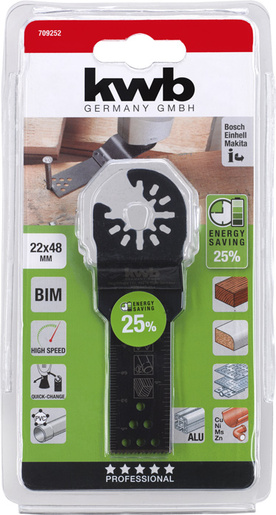 KWB Multi-tool nastavak za metal, BIM, 22x50 mm