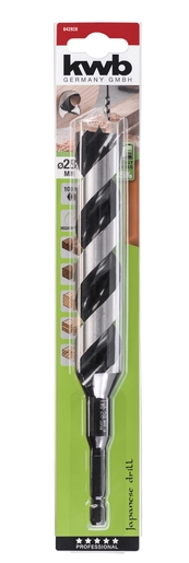 KWB AKKU-TOP svrdlo za drvo, 1/4" HEX prihvat, 28x235 mm