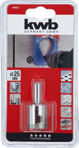 KWB dijamantna kruna za rupe, 25 mm