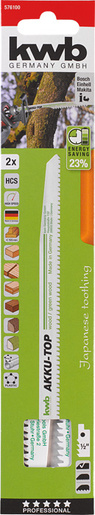 KWB AKKU-TOP set reznih listova za višenamjensku pilu, srednji, 240/218, 2/1