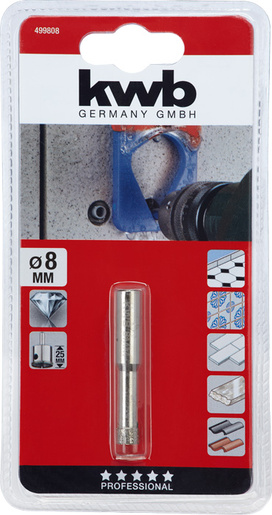 KWB dijamantna kruna za rupe, 8 mm