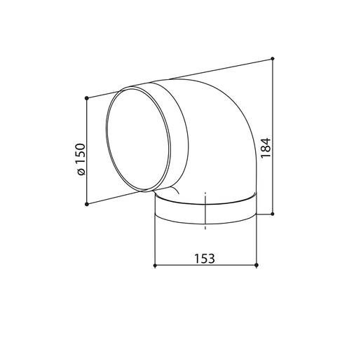 Faber Koljeno CC90 D150 – 112.0253.688