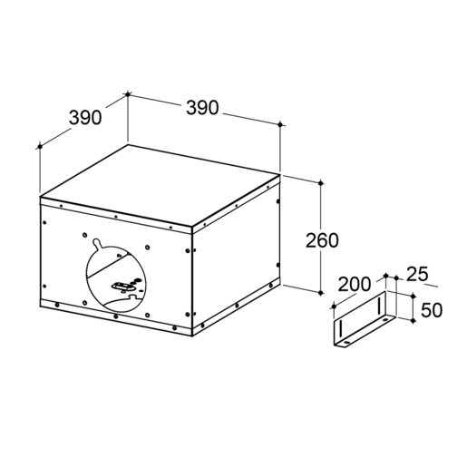 Faber Set sa motorom za udaljenu ugradnju- 112.0327.007