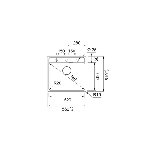 Franke MRG 610-52 TL