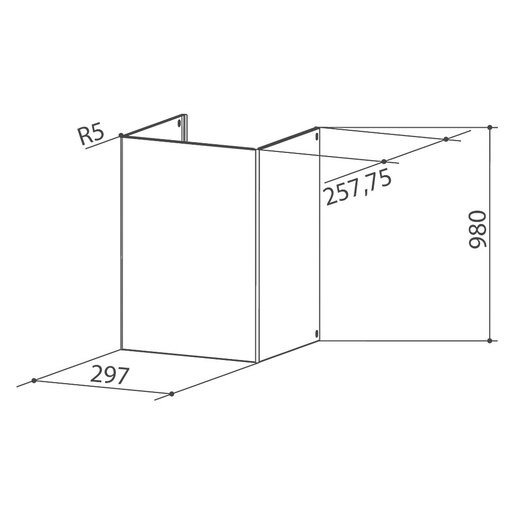 Faber Gornji dimnjak Alto BK Matt H990 – 112.0621.232
