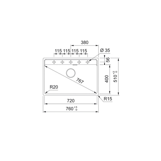 Franke MRG 610-72 TL A