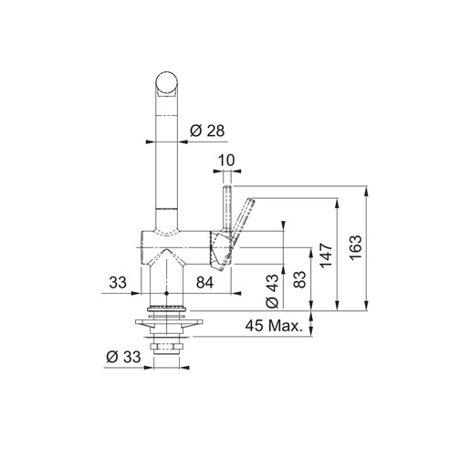 Franke Active L Doccia