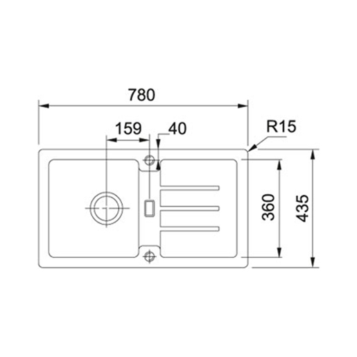 Franke Strata STG 614-78