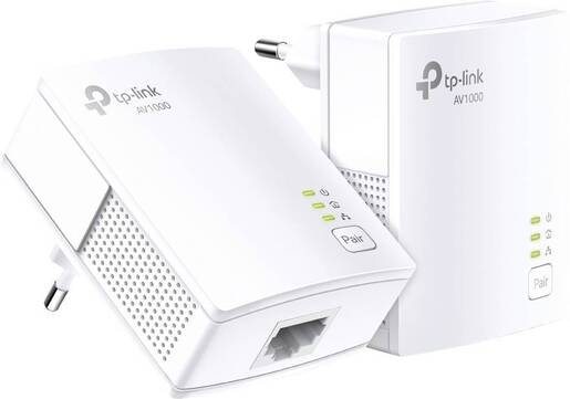 TP-Link TL-PA7017KIT AV1000, 1000Mbps, powerline adapter Starter Kit