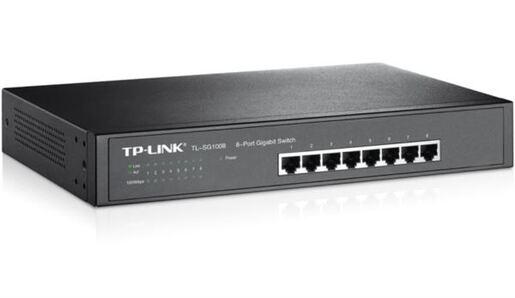 TP-Link TL-SG1008D, 1000Mbps, switch