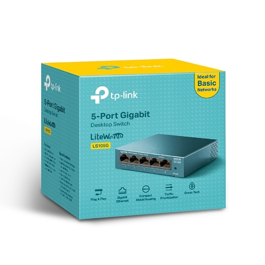 TP-Link LS105G, 1000Mbps, switch