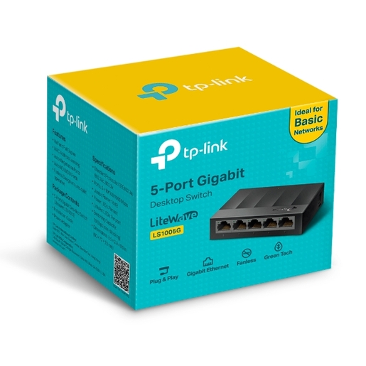 TP-Link LS1005G, 1000Mbps, switch