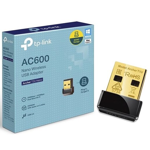 TP-Link Archer T2U Nano, AC600, Dual-Band, 600Mbps, USB mrežni adapter