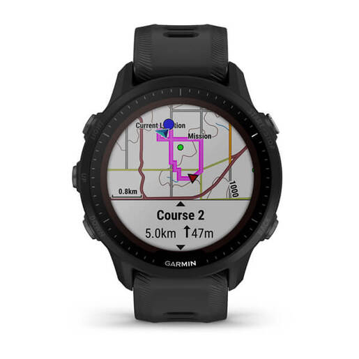 Garmin Forerunner 955 Solar Black, 010-02638-20, pametni sat