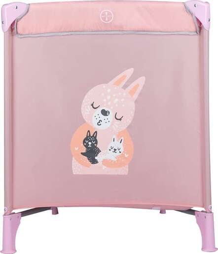 FreeON prijenosni krevetić Love pink