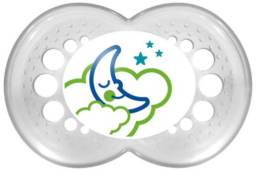 MAM duda night silikon 6+ mj 2/1 motiv neutral