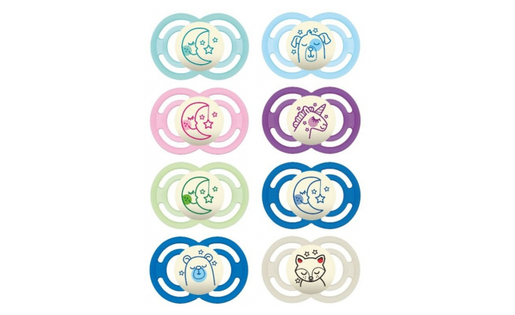 MAM duda perfect night silikon 6+ mj 1/1 motiv za curu