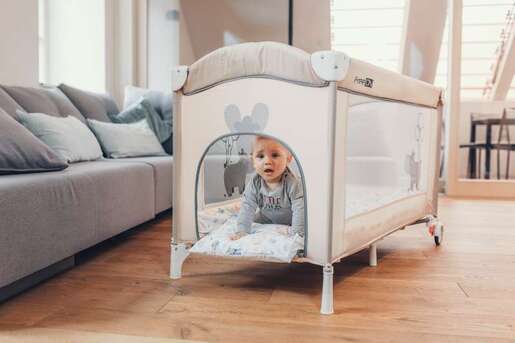 FreeON prijenosni krevetić Balloon, Hipo bež, 120x60 cm