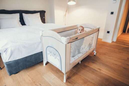 FreeON prijenosni krevetić Balloon, Hipo bež, 120x60 cm