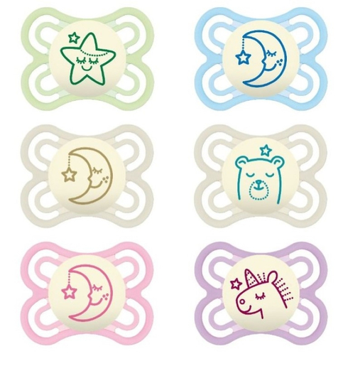 MAM duda varalica - silikon Perfect night 2-6+ mj 1/1, sorto