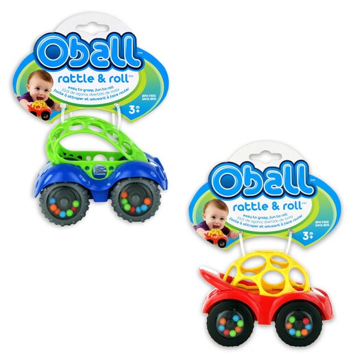Kids  II Oball zvečka auto crvena