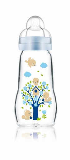 MAM staklena bočica 260 ml motiv za dečka