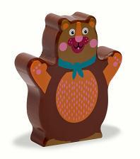 OOPS drvena zvečka medo