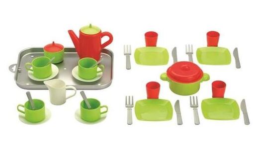 Ecoiffier set za večeru na pladnju