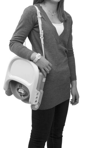 Chicco pocket snack hranilica dark grey