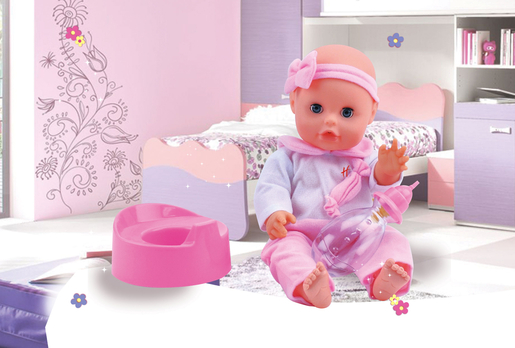 DIM Amore lutka pije i piški 33 cm