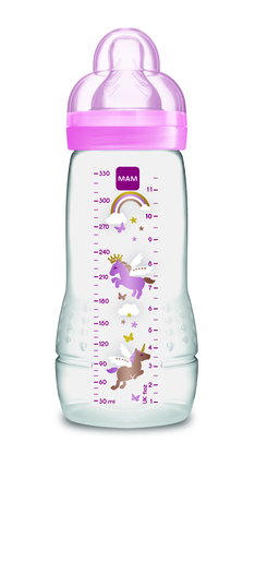 MAM baby bočica 330 ml ružičasta