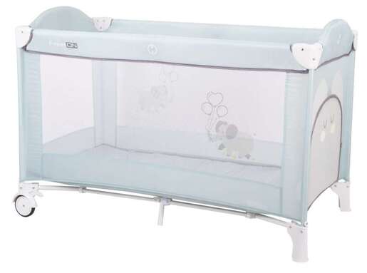 FreeON prijenosni krevetić Balloon, Slon mint, 120x60 cm