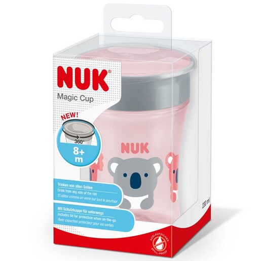 NUK magic cup 360 230 ml 8+ mj roza