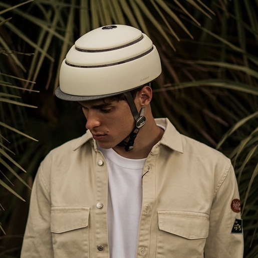 CLOSCA, kaciga za bicikle i romobile, classic, bijela, veličina L