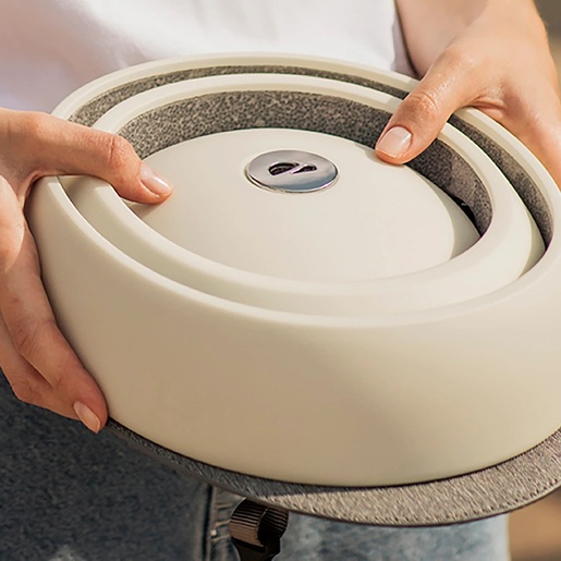 CLOSCA, kaciga za bicikle i romobile, classic, bijela, veličina L