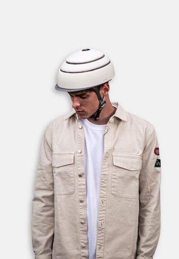 CLOSCA, kaciga za bicikle i romobile, classic, bijela, veličina L