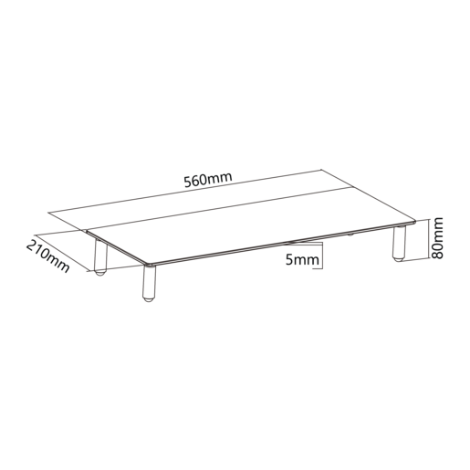 Stolni stalak za monitor SBOX DS-610