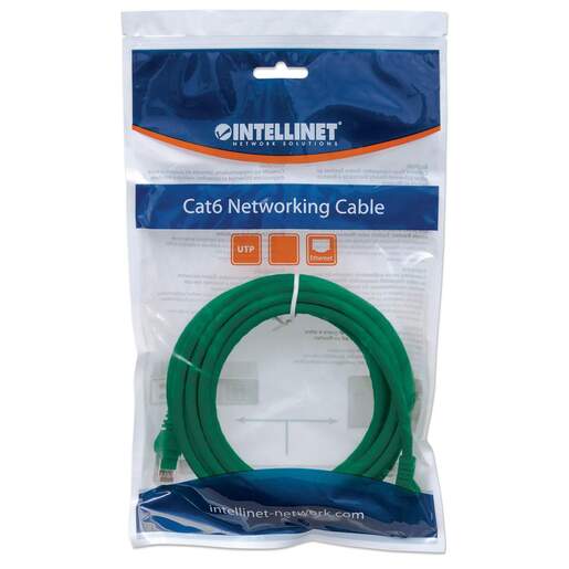 Intellinet mrežni kabel, Cat.6, 15m, zeleni